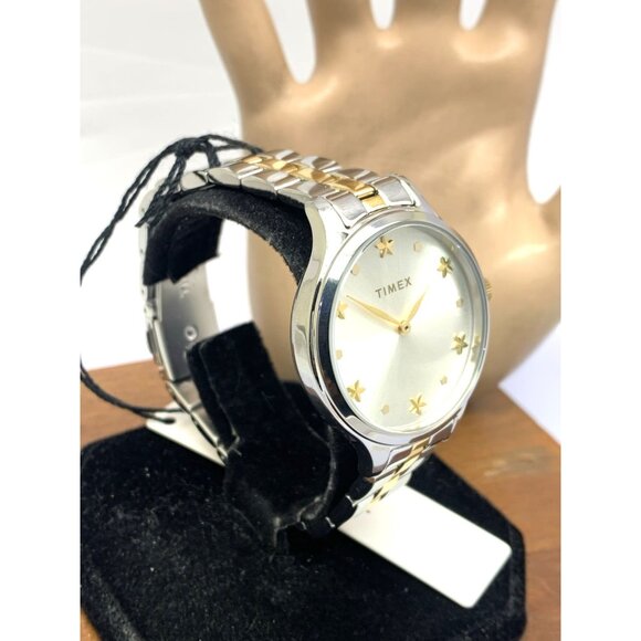 Timex Women\'s Watch TW2V23500 Quartz Silver Dial Two Tone Stainless Steel 36mm main image 8